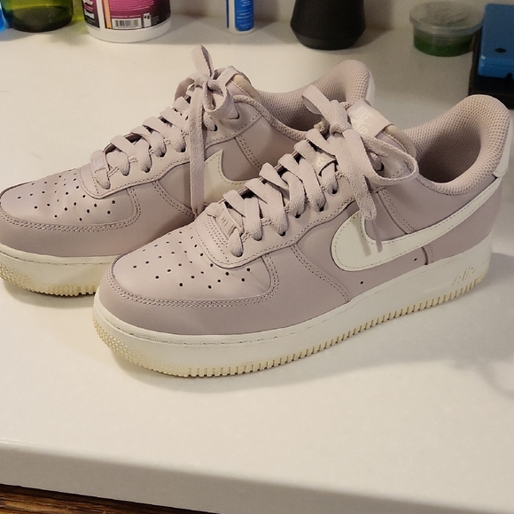 Nike Air Force Shoes - Stylish Women's Sneakers in Lavender and White